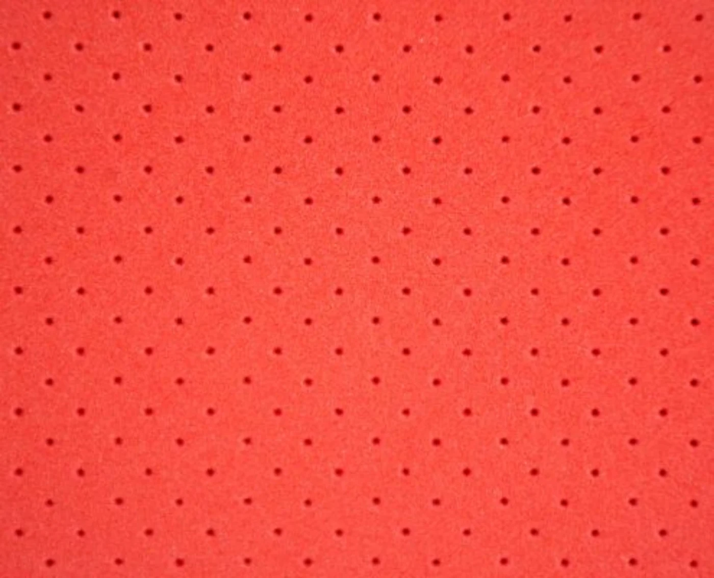 Red perforated PTFE material